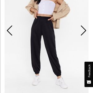 Nasty Gal high waisted joggers